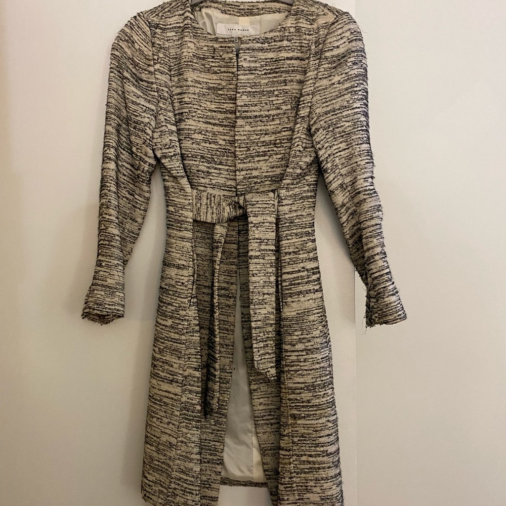Zara mid length coat size M